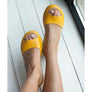Women Fashion Footbed Peep Toe Slip On Sandals