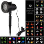 Christmas Halloween Home Decoration Projector Lights 12 Pattern - MekMart