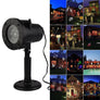 Christmas Halloween Home Decoration Projector Lights 12 Pattern - MekMart