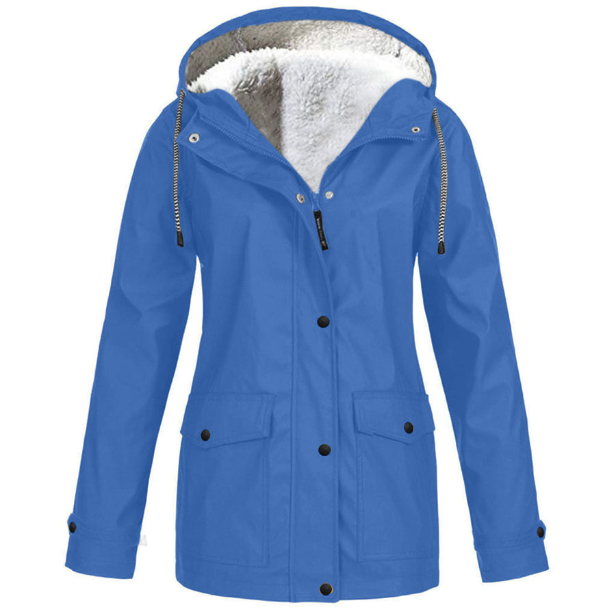 Waterproof warm outdoor jacket