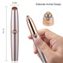 Portable Electric Eyebrow Hair Trimmer Shaver for Women & Men with LED Light - MekMart