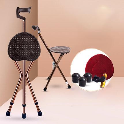 Multi-function cane crutch stool - MekMart