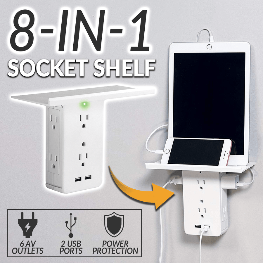 8-IN-1 Socket Shelf