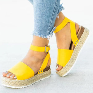 Women Summer Adjustable Buckle Platform Sandals