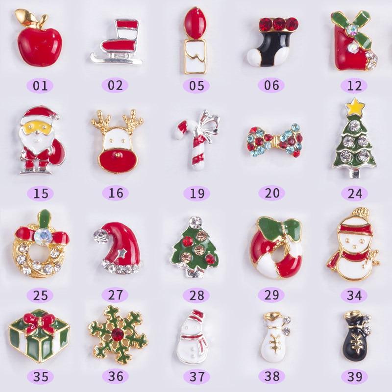 Christmas Hat Jewelry Nails Art Decorations， Buy 2, Free Shipping - MekMart