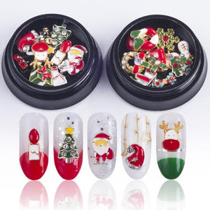 Christmas Hat Jewelry Nails Art Decorations， Buy 2, Free Shipping - MekMart