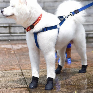 4pcs Fashion Portable Pet Dog Waterproof Boots - MekMart