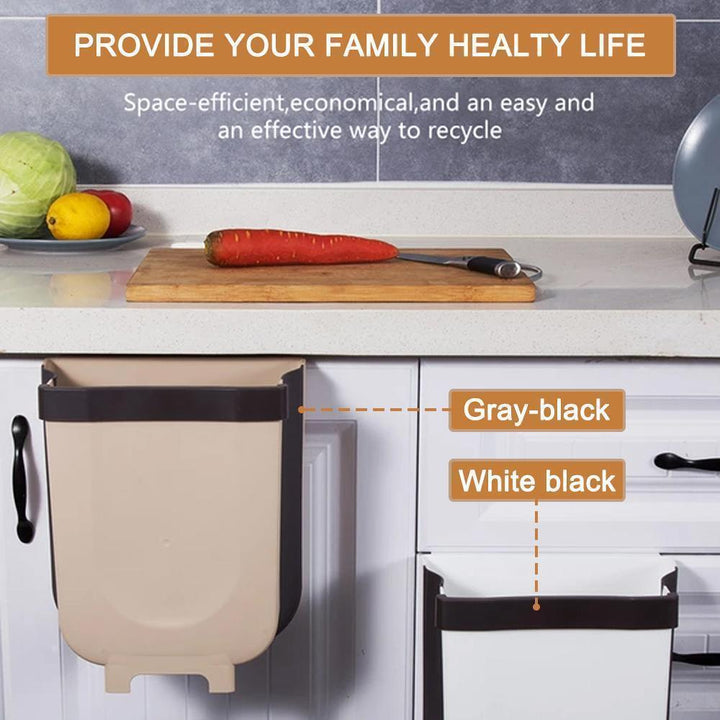 Creative Wall Mounted Folding Waste Bin - MekMart