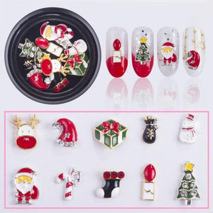 Christmas Hat Jewelry Nails Art Decorations， Buy 2, Free Shipping - MekMart