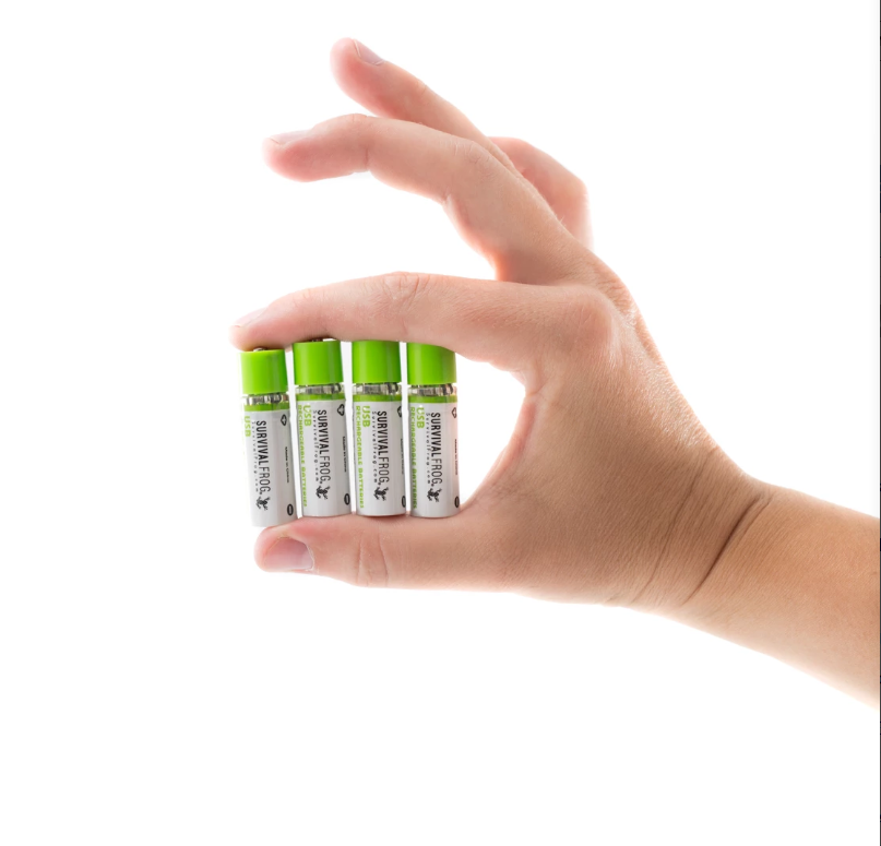 USB Rechargeable AA Battery 1450mAh/PC  2PCs Per Pack - MekMart