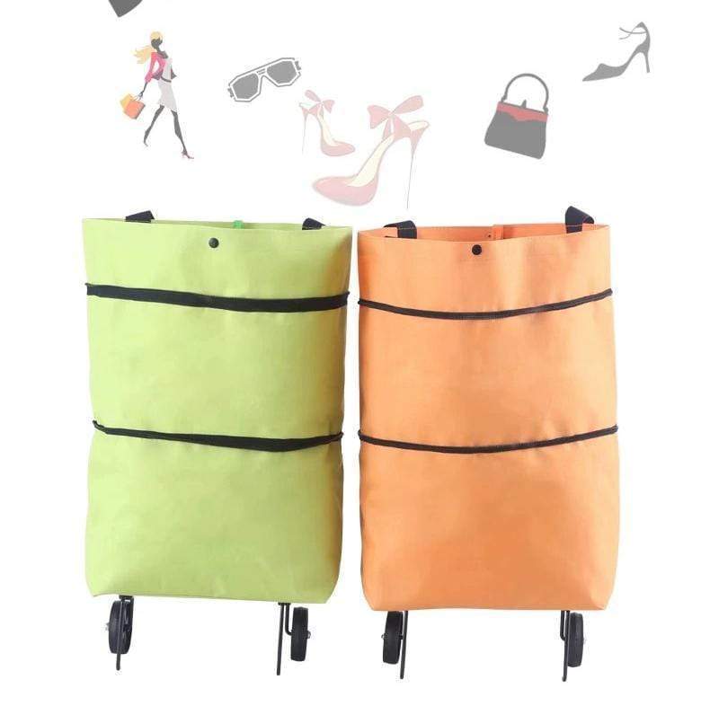 Shopping bag folding green bag - MekMart