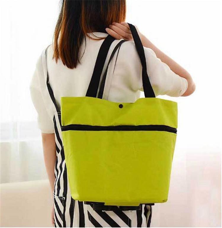 Shopping bag folding green bag - MekMart