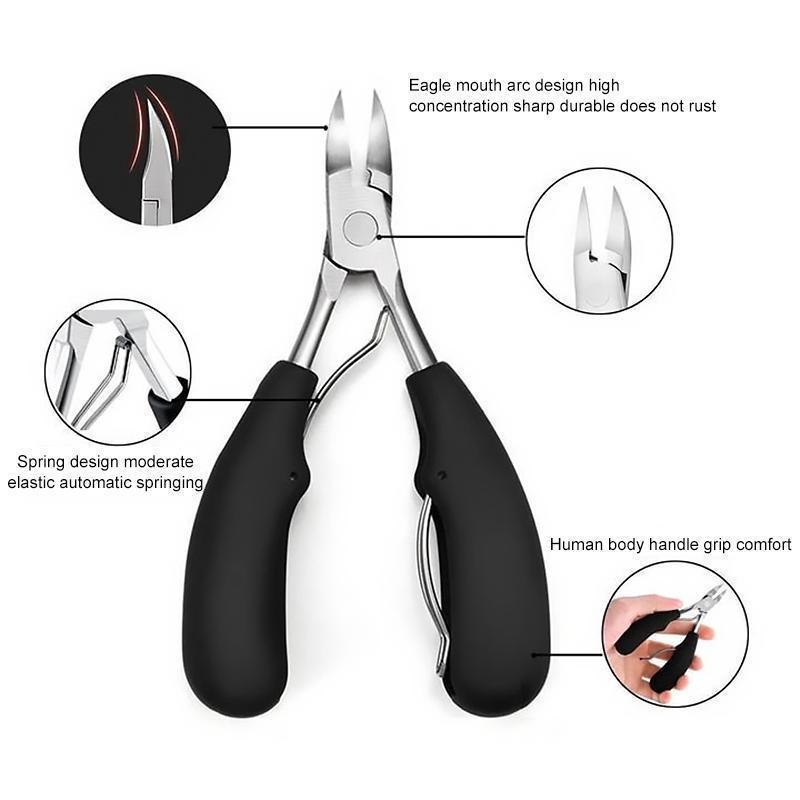 304 stainless steel nail clipper set，Prevention of paronychia, fungal infection - MekMart