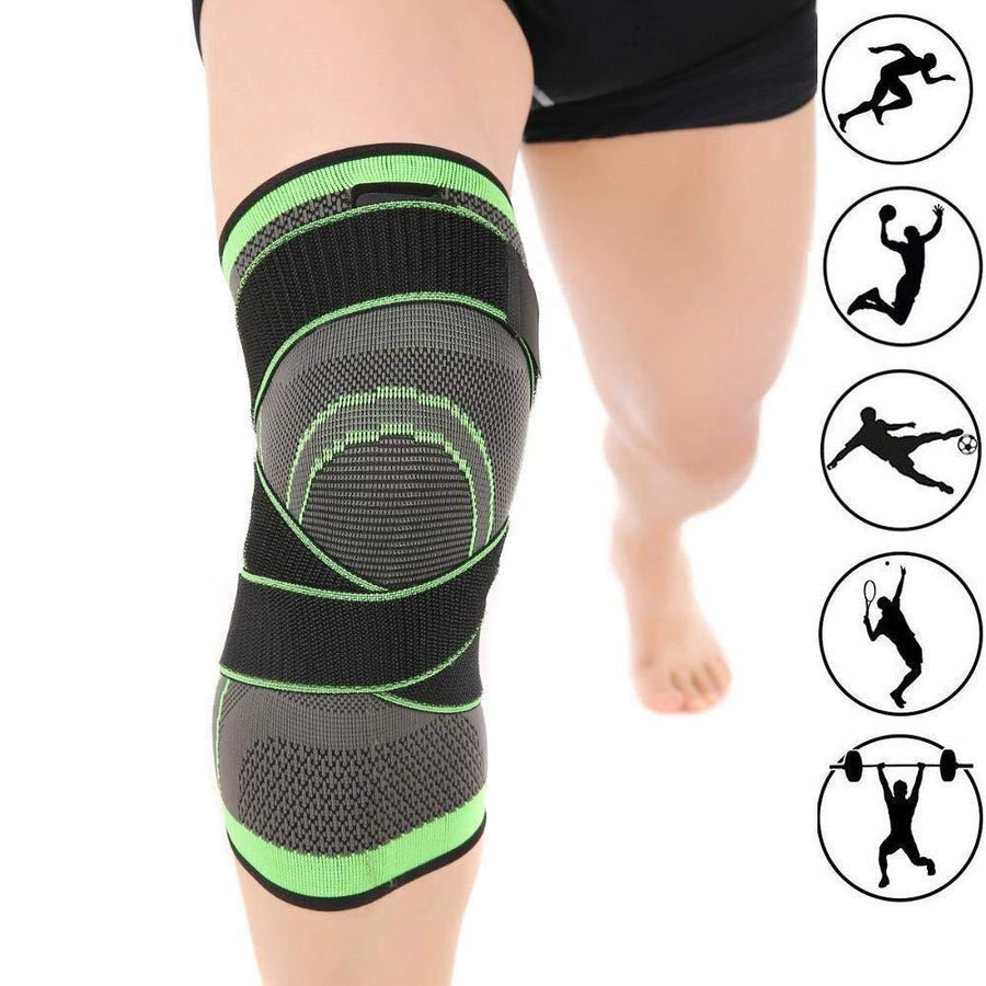 3D Adjustable Knee Brace For Pain Relief (Single) - MekMart