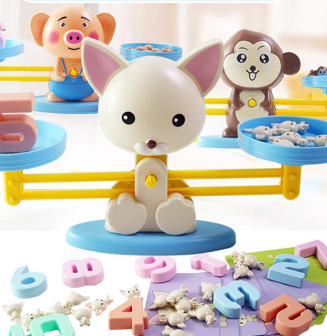 Rolling the monkey & pig balance toy - MekMart