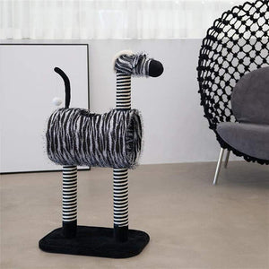 Zebra cat Tunnel Climbing Frame - MekMart