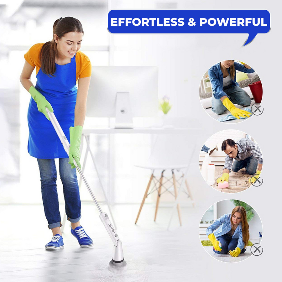 ELECTRIC BRUSH - CLEANER, SPINNER & SCRUBBER - MekMart