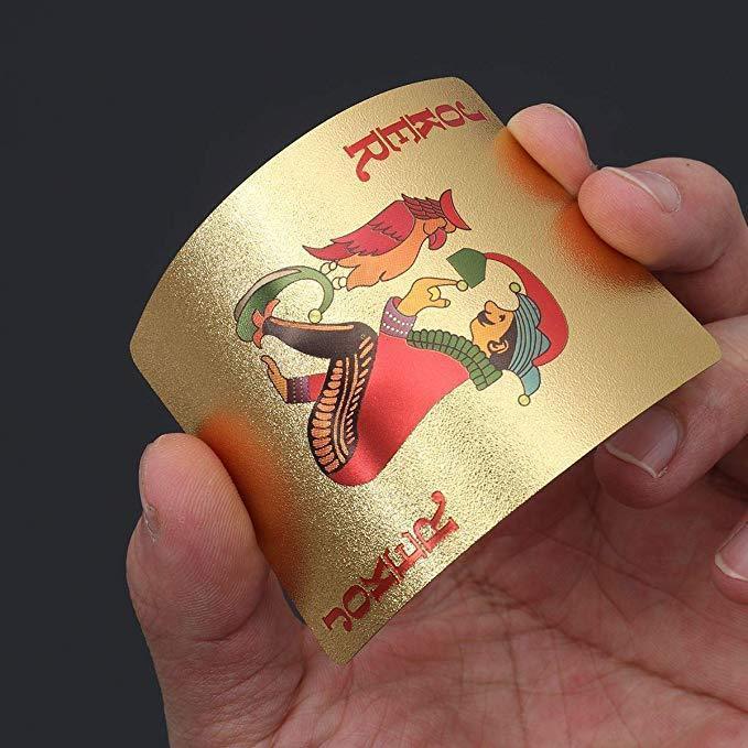 Luxury 24K Gold Foil Poker Playing Cards - MekMart