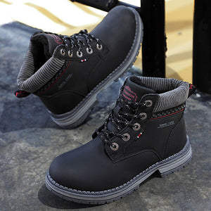 Women Winter Warm Lace Up Outdoor Ankle Boots