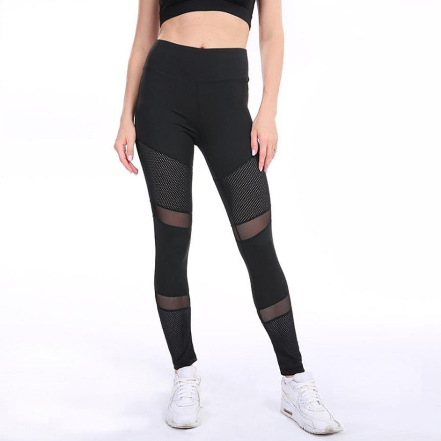 Breathable Mesh Stitching Sports Pants - MekMart