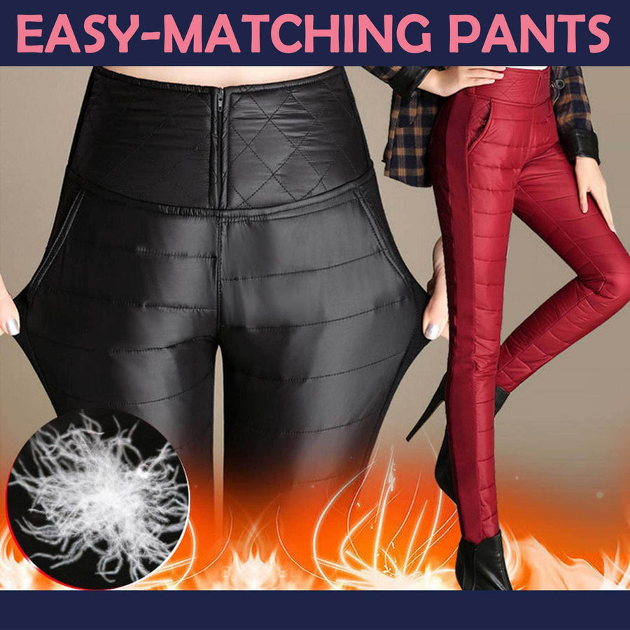 Women High Waist Down Pants - MekMart