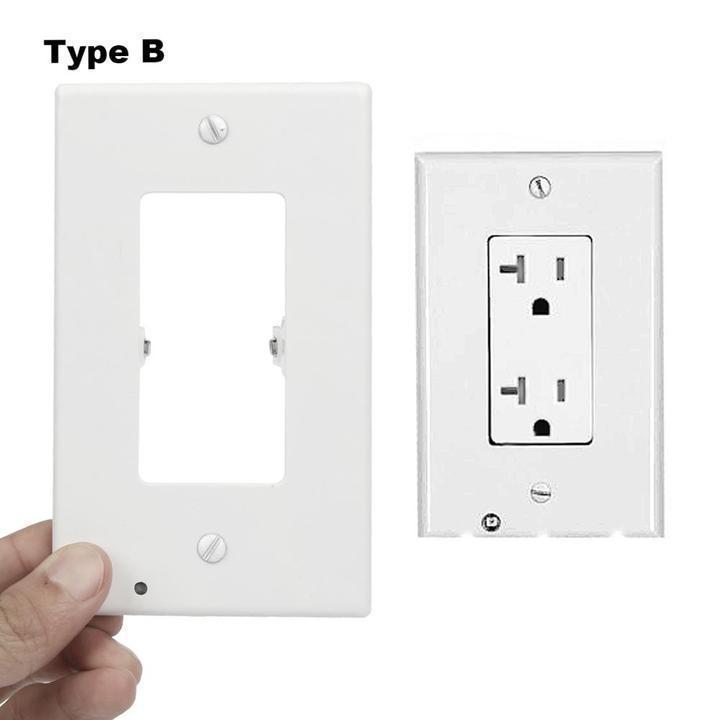 Outlet Wall Plate With LED Night Lights