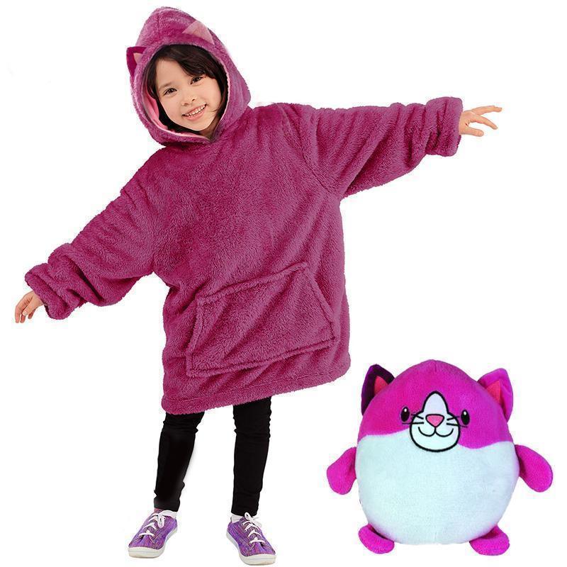 Cute Warm Comfy Oversized Pet Hoodie For Kids - MekMart