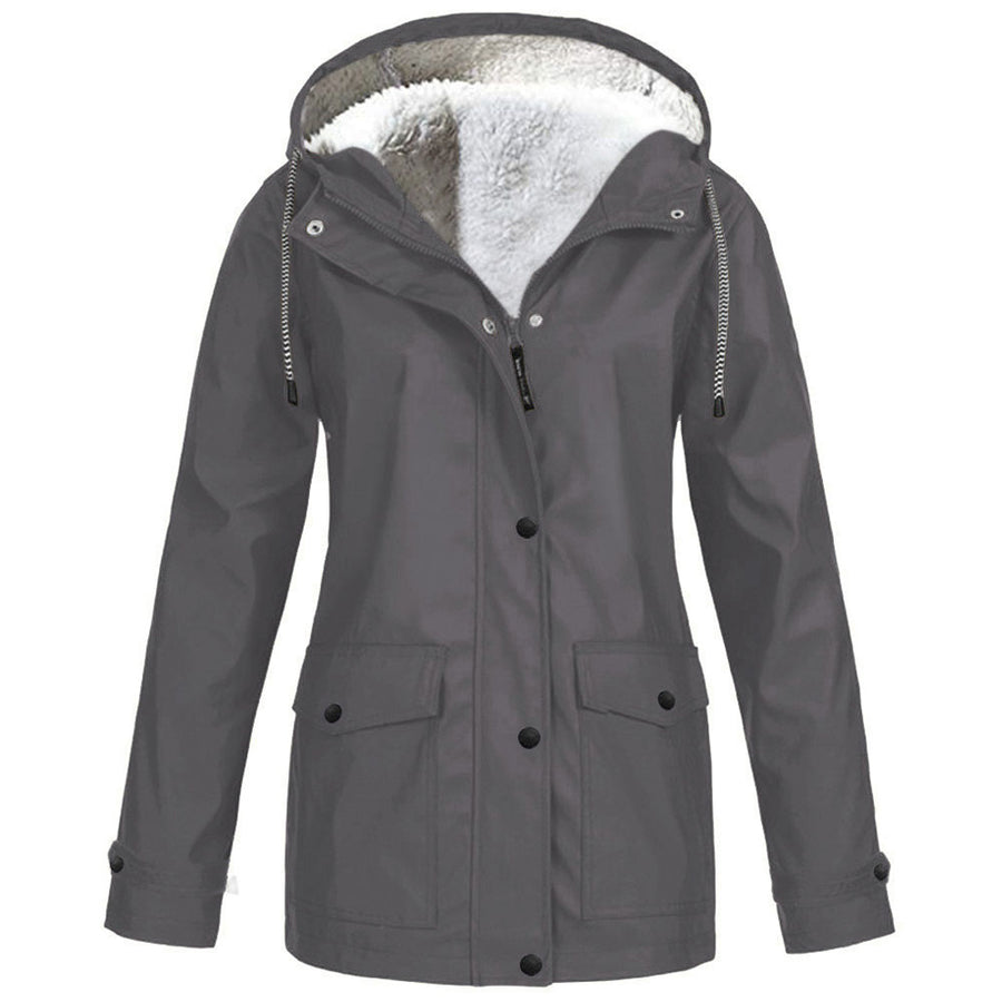 Waterproof warm outdoor jacket