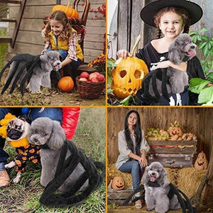 Spider Costume for Dogs and Cats，Halloween Party Dress Up - MekMart