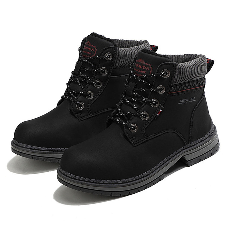 Women Winter Warm Lace Up Outdoor Ankle Boots