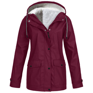 Waterproof warm outdoor jacket