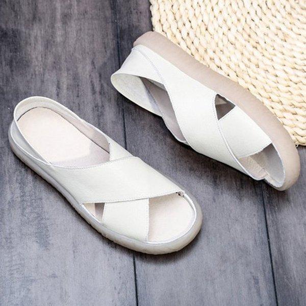 Bella Faux Leather Sandals