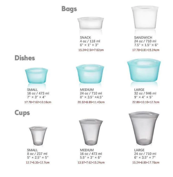 Leakproof Containers Stand Up