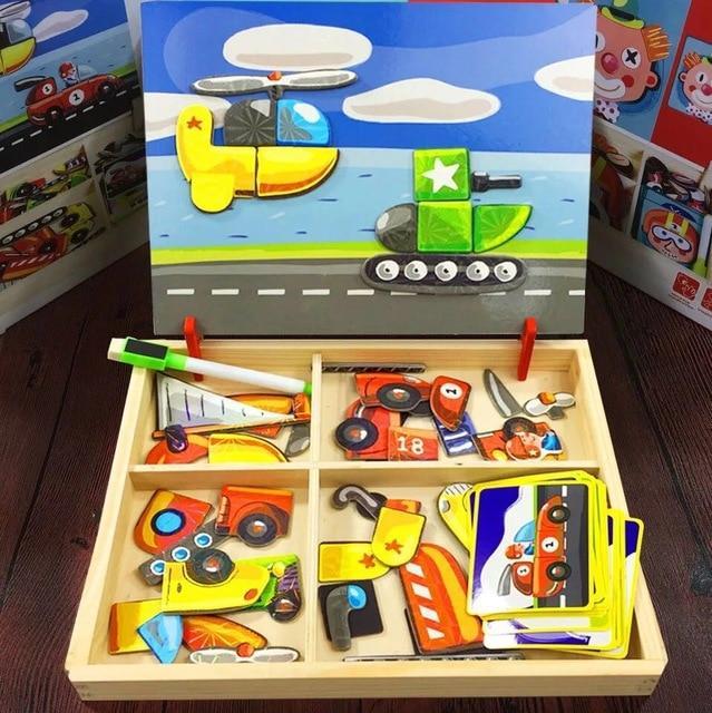 Educational Toys Magnetic Puzzles Game Set - MekMart