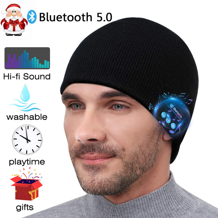 Bluetooth Headphone Hat - MekMart