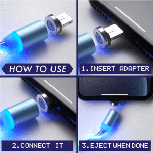 LED Magnetic Charging Cable