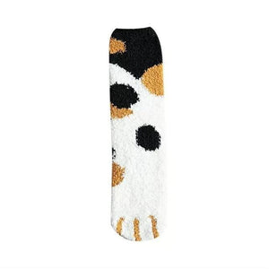 Winter Cat Claws Cute Thick Warm Sleep Floor Socks - MekMart