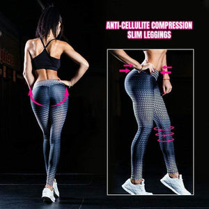 yoyoyoyoga Bottoms S Anti-Cellulite Compression Slim Leggings